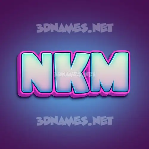 nkm in Phat Purple style - 3D name wallpaper nkm in Phat Purple style - 3D name wallpaper