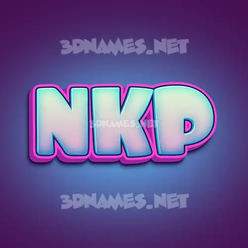 nkp in Phat Purple style - 3D name wallpaper nkp in Phat Purple style - 3D name wallpaper