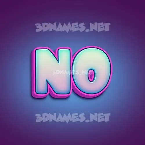 no in Phat Purple style - 3D name wallpaper no in Phat Purple style - 3D name wallpaper