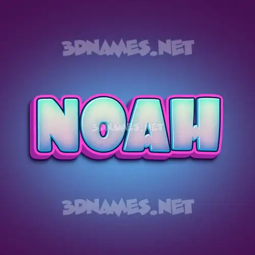 noah in Phat Purple style - 3D name wallpaper noah in Phat Purple style - 3D name wallpaper