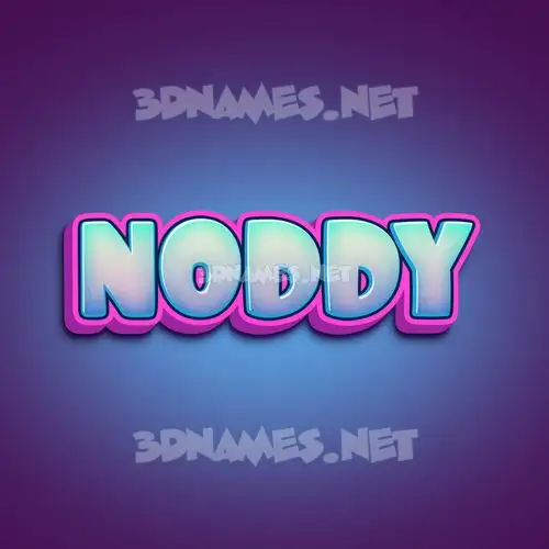 noddy in Phat Purple style - 3D name wallpaper noddy in Phat Purple style - 3D name wallpaper
