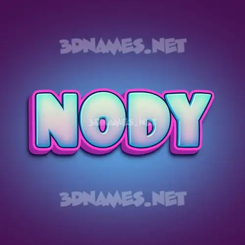 nody in Phat Purple style - 3D name wallpaper nody in Phat Purple style - 3D name wallpaper