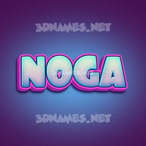 noga in Phat Purple style - 3D name wallpaper noga in Phat Purple style - 3D name wallpaper