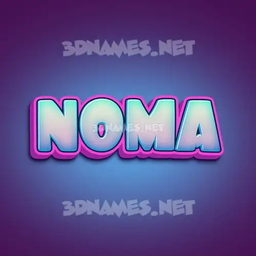 noma in Phat Purple style - 3D name wallpaper noma in Phat Purple style - 3D name wallpaper