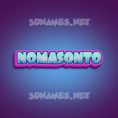 nomasonto in Phat Purple style - 3D name wallpaper nomasonto in Phat Purple style - 3D name wallpaper