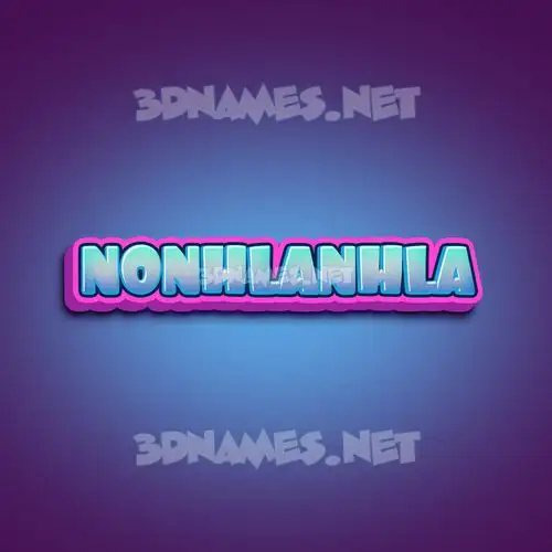 nonhlanhla in Phat Purple style - 3D name wallpaper nonhlanhla in Phat Purple style - 3D name wallpaper