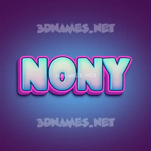 nony in Phat Purple style - 3D name wallpaper nony in Phat Purple style - 3D name wallpaper