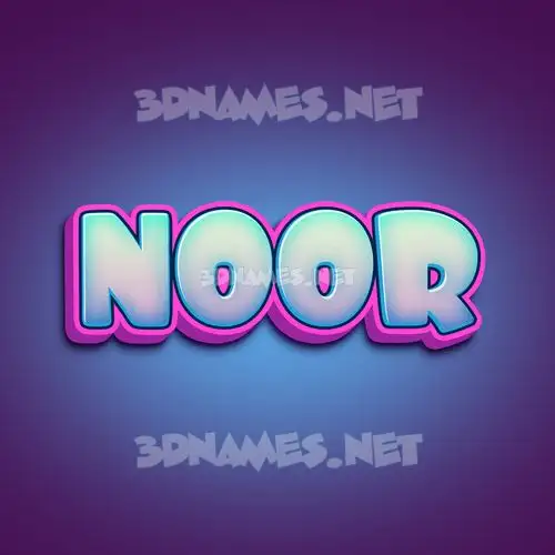 noor in Phat Purple style - 3D name wallpaper noor in Phat Purple style - 3D name wallpaper