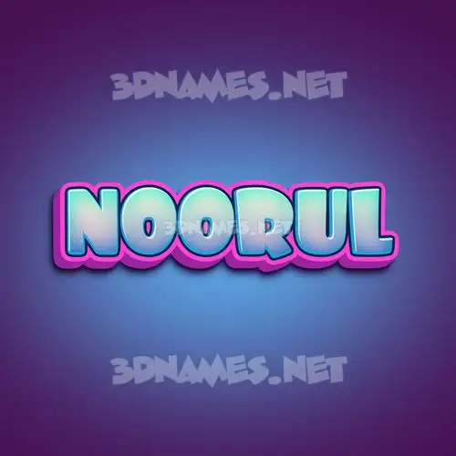 noorul in Phat Purple style - 3D name wallpaper noorul in Phat Purple style - 3D name wallpaper