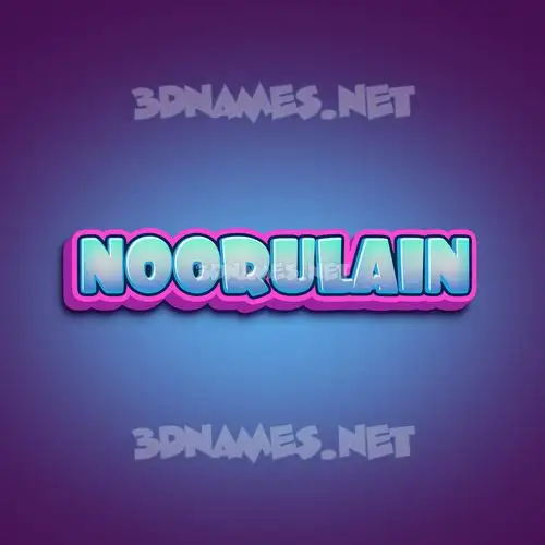 noorulain in Phat Purple style - 3D name wallpaper noorulain in Phat Purple style - 3D name wallpaper
