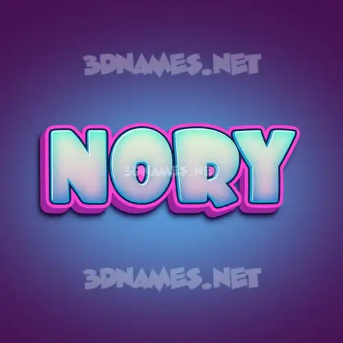 nory in Phat Purple style - 3D name wallpaper nory in Phat Purple style - 3D name wallpaper