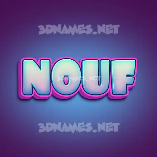 nouf in Phat Purple style - 3D name wallpaper nouf in Phat Purple style - 3D name wallpaper