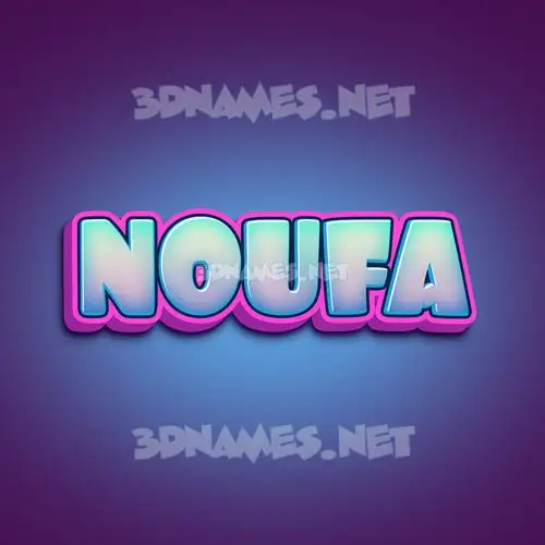 noufa in Phat Purple style - 3D name wallpaper noufa in Phat Purple style - 3D name wallpaper