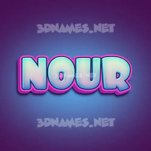 nour in Phat Purple style - 3D name wallpaper nour in Phat Purple style - 3D name wallpaper