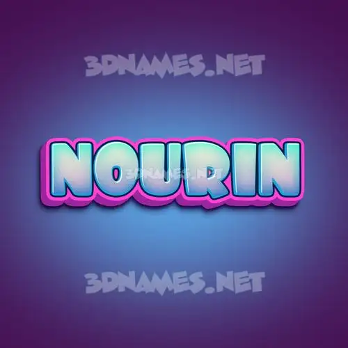 nourin in Phat Purple style - 3D name wallpaper nourin in Phat Purple style - 3D name wallpaper