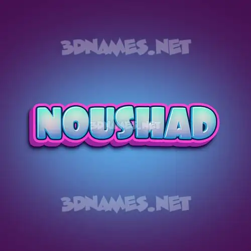 noushad in Phat Purple style - 3D name wallpaper noushad in Phat Purple style - 3D name wallpaper