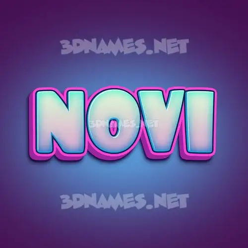 novi in Phat Purple style - 3D name wallpaper novi in Phat Purple style - 3D name wallpaper