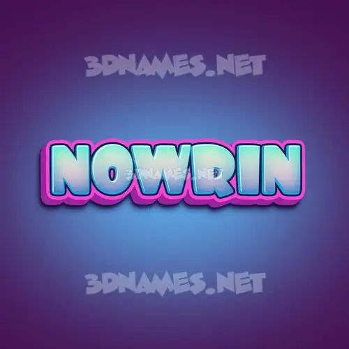 nowrin in Phat Purple style - 3D name wallpaper nowrin in Phat Purple style - 3D name wallpaper
