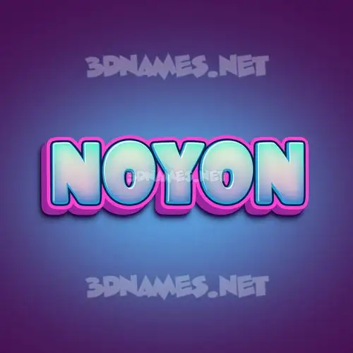 noyon in Phat Purple style - 3D name wallpaper noyon in Phat Purple style - 3D name wallpaper