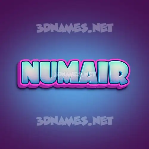 numair in Phat Purple style - 3D name wallpaper numair in Phat Purple style - 3D name wallpaper
