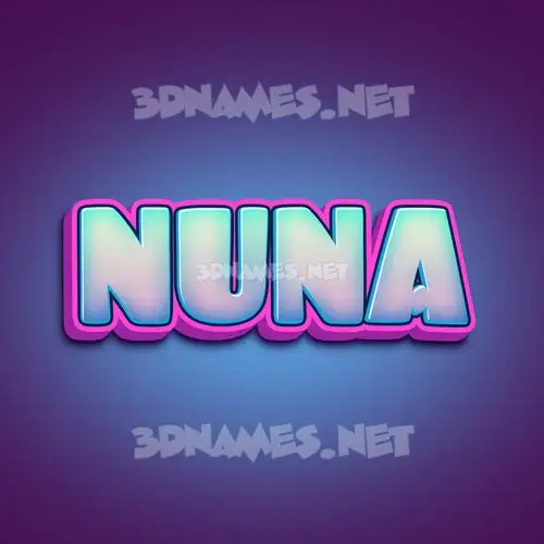 nuna in Phat Purple style - 3D name wallpaper nuna in Phat Purple style - 3D name wallpaper