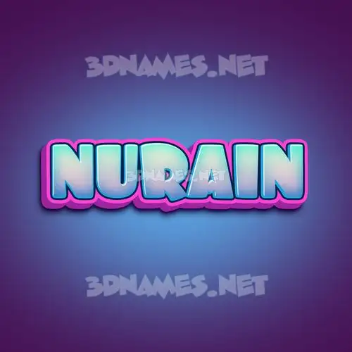 nurain in Phat Purple style - 3D name wallpaper nurain in Phat Purple style - 3D name wallpaper