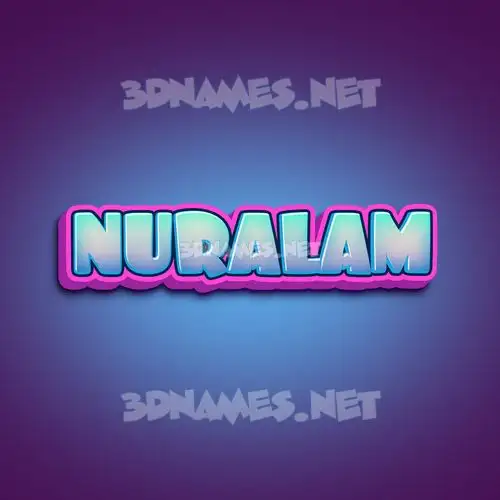 nuralam in Phat Purple style - 3D name wallpaper nuralam in Phat Purple style - 3D name wallpaper