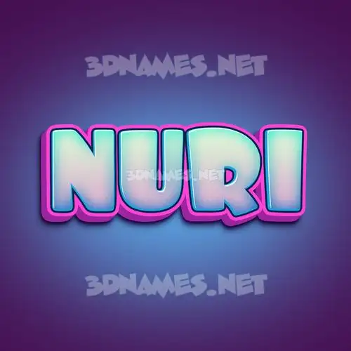 nuri in Phat Purple style - 3D name wallpaper nuri in Phat Purple style - 3D name wallpaper