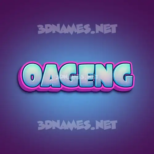 oageng in Phat Purple style - 3D name wallpaper oageng in Phat Purple style - 3D name wallpaper