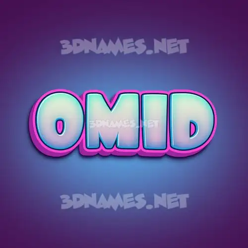 omid in Phat Purple style - 3D name wallpaper omid in Phat Purple style - 3D name wallpaper