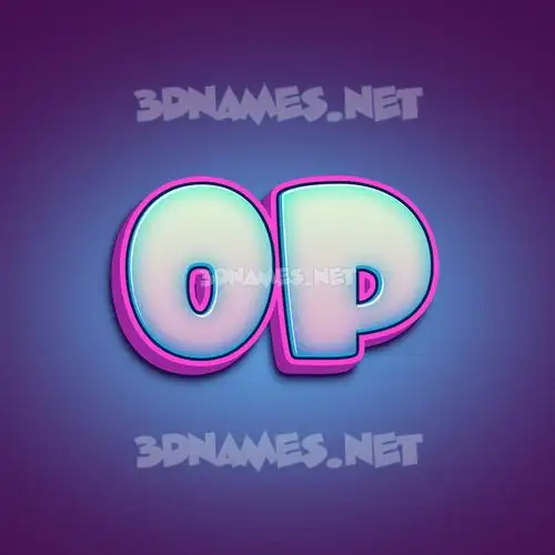 op in Phat Purple style - 3D name wallpaper op in Phat Purple style - 3D name wallpaper