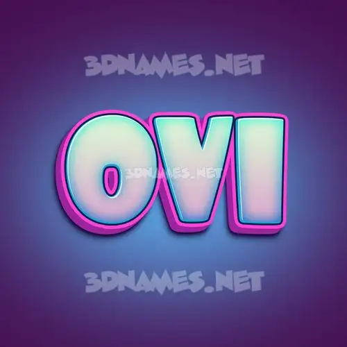 ovi in Phat Purple style - 3D name wallpaper ovi in Phat Purple style - 3D name wallpaper