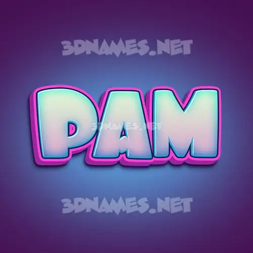 pam in Phat Purple style - 3D name wallpaper pam in Phat Purple style - 3D name wallpaper