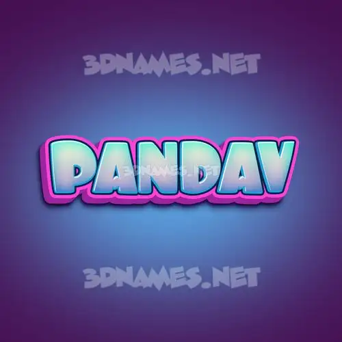 pandav in Phat Purple style - 3D name wallpaper pandav in Phat Purple style - 3D name wallpaper