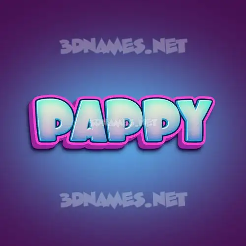 pappy in Phat Purple style - 3D name wallpaper pappy in Phat Purple style - 3D name wallpaper