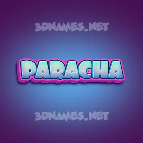 paracha in Phat Purple style - 3D name wallpaper paracha in Phat Purple style - 3D name wallpaper