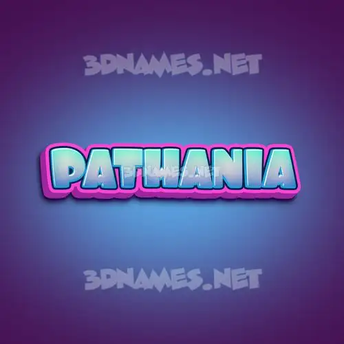 pathania in Phat Purple style - 3D name wallpaper pathania in Phat Purple style - 3D name wallpaper