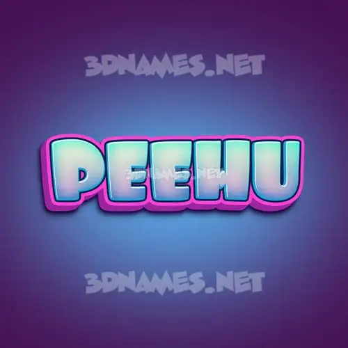 peehu in Phat Purple style - 3D name wallpaper peehu in Phat Purple style - 3D name wallpaper