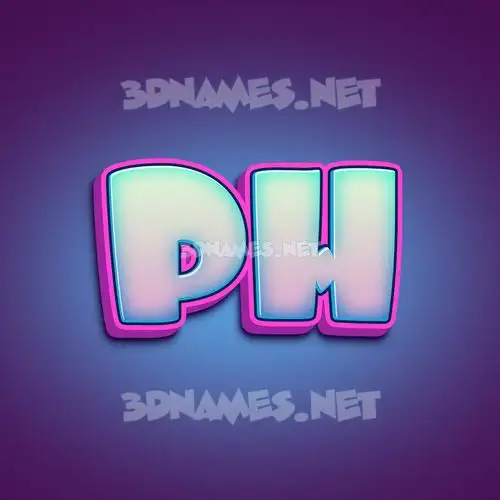 ph in Phat Purple style - 3D name wallpaper ph in Phat Purple style - 3D name wallpaper