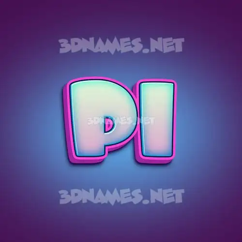 pi in Phat Purple style - 3D name wallpaper pi in Phat Purple style - 3D name wallpaper