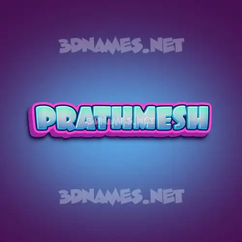 prathmesh in Phat Purple style - 3D name wallpaper