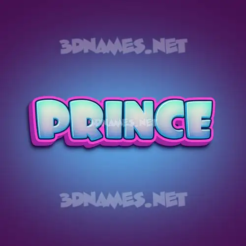 prince in Phat Purple style - 3D name wallpaper prince in Phat Purple style - 3D name wallpaper