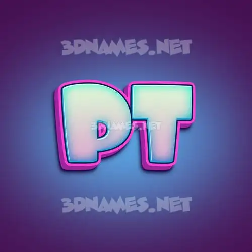 pt in Phat Purple style - 3D name wallpaper pt in Phat Purple style - 3D name wallpaper