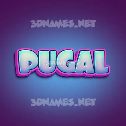 pugal in Phat Purple style - 3D name wallpaper pugal in Phat Purple style - 3D name wallpaper