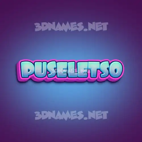 puseletso in Phat Purple style - 3D name wallpaper puseletso in Phat Purple style - 3D name wallpaper