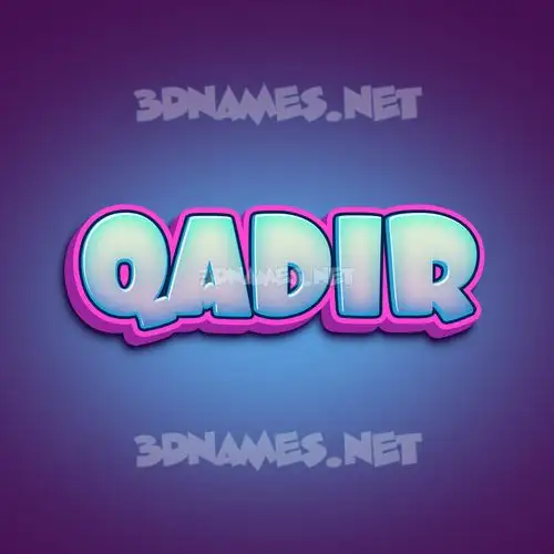 qadir in Phat Purple style - 3D name wallpaper qadir in Phat Purple style - 3D name wallpaper