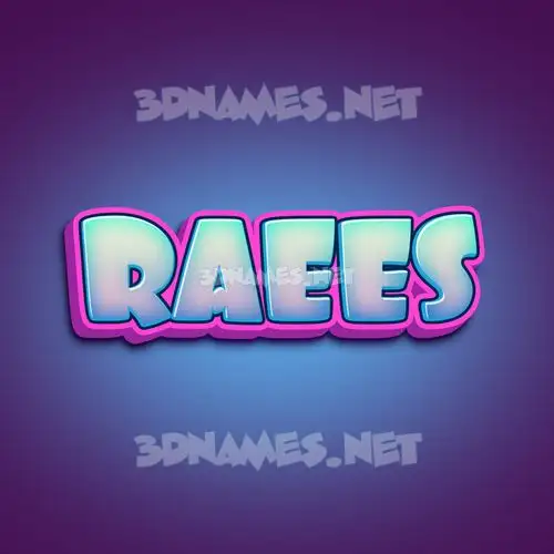 raees in Phat Purple style - 3D name wallpaper raees in Phat Purple style - 3D name wallpaper