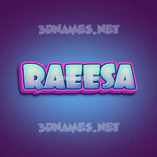 raeesa in Phat Purple style - 3D name wallpaper raeesa in Phat Purple style - 3D name wallpaper