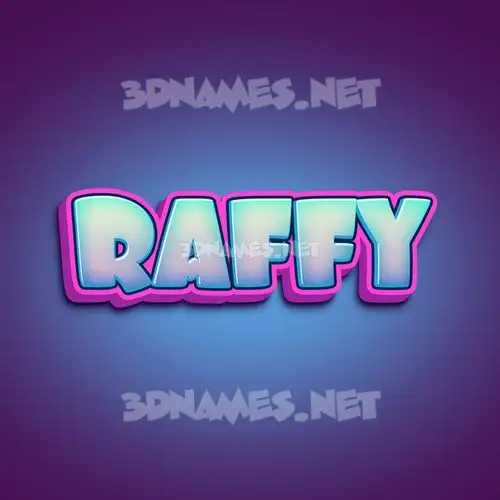 raffy in Phat Purple style - 3D name wallpaper raffy in Phat Purple style - 3D name wallpaper