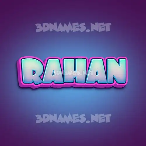 rahan in Phat Purple style - 3D name wallpaper rahan in Phat Purple style - 3D name wallpaper